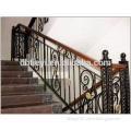 hot sale decorative wrought iron straight stair handrailing